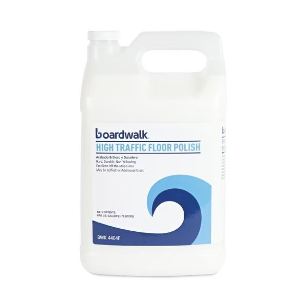 High Traffic Floor Polish, 1 gal Bottle, Boardwalk, Mfr#: BWK4404FEA
